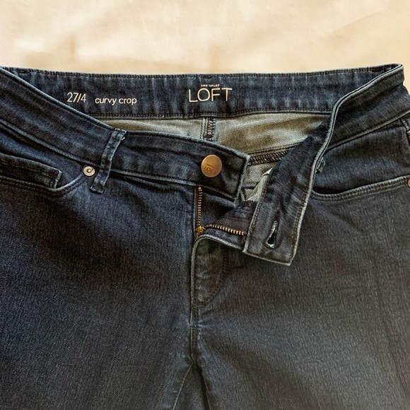 Ann Taylor Curvy Crop Jean 27/4 - Picture 6 of 9